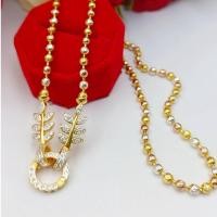 ราคา THAIJY15 M16 สร้อยคอสามกษัตริย์ขั้วเพชร งาน92.5 แท้ สีสันสวยงาม ลวดลายเด่นชัด ขนาด 3 มิล (18477271095)