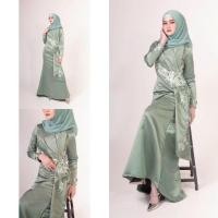 ราคา ชุด+ฮิญาบปัก​ S-XL ชุดเดรสทรงหางปลา​ ชุดนิกะห์ (23336950628)