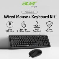 ราคา Acer EAK040 ชุดคีย์บอร์ดและเมาส์สํานักงาน USB (27843441608)