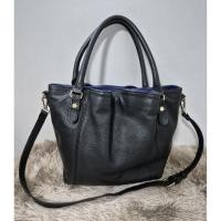 ราคา กระเป๋าถือและสะพายข้างหนังแท้ Brera two way bag (สีเทา) มือสองSize10 (40406009284)