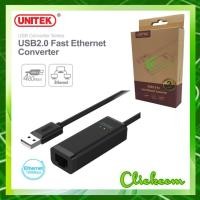 ราคา UNITEK USB2.0 to Fast Ethernet Converter Y-1468 (4111213666)