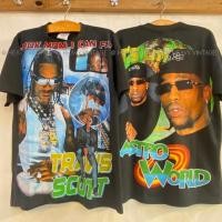 ราคา Travis Scott AstroWorld Bio Washed tag Bootleg แท้ สกรีนใหญ่ เสื้อวินเทจ เสื้อทัวร์ heavy vintage shirt (25285475396)