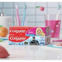ราคา (ยกแพ็ค x6) คอลเกต ยาสีฟันสำหรับเด็ก รสบับเบิ้ลฟรุต ขนาด 40 กรัม ( แบทแมน/บาร์บี้ คละแบบ 40 ก. x 6 ) (41250532078)