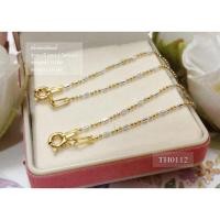 ราคา สร้อยคอเงินแท้ 2 กษัตริย์ ลายบอลตัดลายสลับรีตัดลาย 3:1 (658937068)