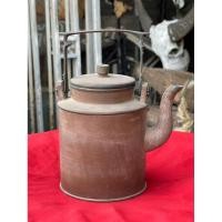 ราคา กาน้ำชาจีนโบราณ ปั้นสายทรงกระบอก หย่างถัง ป้านชาจีนเก่า ป้านชาอี๋ซิง จื่อซา ใบใหญ่ (46154028019)