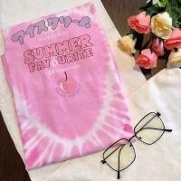 ราคา เสื้อมัดย้อมสีพาสเทล สี heart beat (8255461252)
