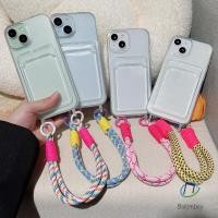 ราคา สำหรับ เคสไอโฟน11 15 12 13 14 pro max 6 7 8 plus XR XS X 15promax เชือกเส้นเล็ก เคสโทรศัพท์ ที่ใส่บัตรแบบมีรู ชัดเจน TPU (29154096629)