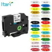 ราคา TZe-231Tze เทปฉลากสําหรับ Brother P-touch Label Maker PT-D200 Labeler 12 มม.สีดําบนสีขาว (6170549693)