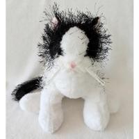 ราคา ตุ๊กตาแมว Ganz เท้าถ่วง ก้นถ่วง Ganz HM016 Black & White Cat ขนาด 8 นิ้ว ( ไม่รวมหาง ) ป้าย Ganz (15866934203)