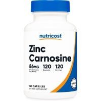 ราคา Nutricot Zinc Carnosine 86mg, 120 แคปซูล -, ปราศจากกลูเตน, อาหารเสริม Zinc L-Carnosine (45754230274)