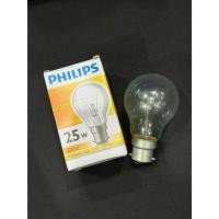 ราคา หลอดไฟ หลอดอินแคน หลอดไส้ ยี่ห้อ Philips รุ่น 25W B22 ขั้วเขี้ยว แสงสีส้ม (วอร์มไวท์) หรี่ได้ ฟิลิปส์ แท้ ราคาส่ง 45 บาท (42422429995)