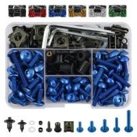 ราคา 190pcs Bodywork Aluminum Screws Fairing Bolts Kit for Yamaha YZF R6 1999 - 2018 2019 R1 Raven R3 R6 (53406173547)