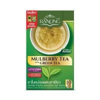 ราคา ปลอมคืนเงิน Ranong Tea Mulberry 22g. (1 กล่องบรรจุ 10 ซอง) เรนอง ที ชามัลเบอร์รี่ผสมชาเขียวญี่ปุ่น (25414004213)