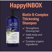 ราคา Avalon Organics Biotin B-Complex Thickening Shampoo 946ml (28240499362)