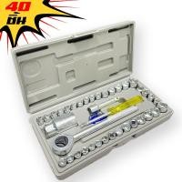 ราคา ชุดเครื่องมือ ชุดบล็อก 1/4" (2หุน) และ 3/8" (3หุน) 40ชิ้น ประแจ ชุดประแจบล็อก (26009787243)