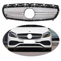 ราคา A Class W176 facelift Grille for Mercedes Benz W176 A180 A200 A260 diamond grille 2013 2015 (26744237765)