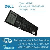 ราคา Dell แบตเตอรี่ Battery Notebook Dell Precision 15 7510 7520 17 7710 7220 M7710 M7510 Series MFKVP เกรด Original (26687635274)