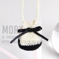 ราคา กระเป๋าตุ๊กตา Blythe ตุ๊กตาบลายธ์ บาร์บี้ กระเป๋าถักสีครีมและดำ #บลายธ์ #ชุดตุ๊กตา (11728538107)