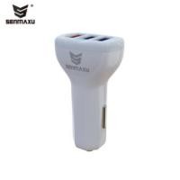 ราคา Senmaxu QC 3.0 Fast Car Charger 3 usb Ports Car Adapter ที่ชาร์จ USB บนรถ รุ่นSMX-210 (5333223042)