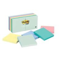 ราคา กระดาษโน้ต กระดาษโพสต์อิท 3x3นิ้ว 12 เล่ม สีพาสเทล คละสี Post it 3M (3170678143)
