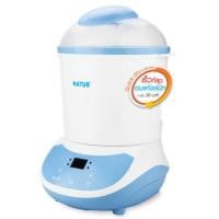 ราคา Natur เนเจอร์ เครื่องนึ่งขวดนมไฟฟ้าพร้อมอบแห้ง 30 นาที รุ่น SD-4 แถมฟรีขวดกลม 4 ออนซ์ และ 8 ออนซ์ อย่างละ 2 ขวด (1570131533)