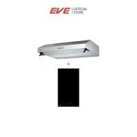 ราคา EVE เตาแม่เหล็กไฟฟ้า 2 หัว แบบฝัง HB30-1FZ361/SC + เครื่องดูดควันชนิดมาตรฐานฝังใต้ตู้เฟอร์นิเจอร์ HF-HSM102 (25850348810)