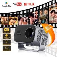 ราคา โปรเจคเตอร์ A10 mini projector จอ 4k wifi android LED ปเจคเตอร์ karaoke คาราโอเกะ เครื่องเกม YouTube NETFLIX Bluetooth (40461606007)