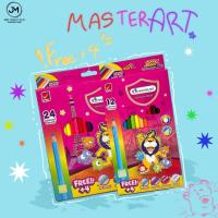 ราคา สีไม้ Masterart | 12 สีและ 24 สี | พร้อมกบเหลา (24317900861)