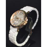 ราคา นาฬิกาผู้หญิง CASIO รุ่น SHEEN SHE-3035-7AUDR ตัวเรือนทอง สายสีขาว ของแท้ 100 เปอร์เซนต์ (4719296428)