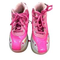 ราคา รองเท้าเด็กรองเท้าสเก็ตรองเท้าสเก็ต4ล้อพับล้อได้สีชมพู (25987899534)