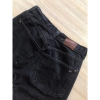 ราคา SJ305: Tommy Hilfiger กางเกงยีนส์ทอมมี่ทรงกระบอกตรงสีดำเอวเดิม ปักโลโก้ tommyที่กระเป๋าหลัง (13130834622)