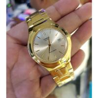 ราคา นาฬิกา Casioแท้ รุ่น MTP-1170N-9A นาฬิกาข้อมือผู้ชาย สายแสตนเลสสีทอง ของแท้ 100% รับประกันสินค้า 1 ปีเต็ม (1271967978)
