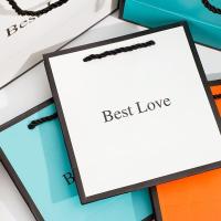 ราคา กระเป๋าของขวัญแบบพกพาที่สวยงามและเรียบง่ายกระเป๋าของขวัญกระดาษวันเกิดขนาดเล็กระดับไฮเอนด์สีทึบ (24167874421)