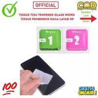 ราคา HP LAYAR Wep & Dry กระดาษทิชชูกระจกนิรภัย 1 ชุดกระดาษทิชชู่ทําความสะอาดหน้าจอกระจกโทรศัพท์มือถือ (52852704002)