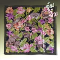 ราคา ผ้าพันคอ ผ้าคลุมไหล่ ผ้าไหม Jim Thompson Thai Silk Scarf ขนาด 33 x 33 inches (22025736653)