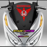 ราคา สติ๊กเกอร์ HONDA PCX VISOR สติ๊กเกอร์ตัดโลโก้ (53456184641)