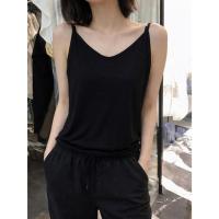 ราคา เสื้อสายเดี่ยวผ้าคอตตอนผสมลินิน FINE PLAIN COTTON LINEN SPAGHETTI STRAP TOPS (51255085499)