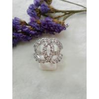 ราคา แหวนเงินแท้ ประดับเพชร ดีไซน์เก๋ (299021108)