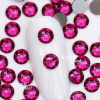 ราคา ของแท้ Shijia 2088 ด้านล่างแบนรอบ 502 Fuchsia เครื่องประดับแต่งเล็บเพชรต่างหูต่างหูกิ๊บสัตว์เลี้ยง diy (53550864016)