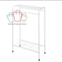 ราคา ราวตากผ้า ราวผ้า MP1042 เคลื่อนย้ายสะดวก ใช้พื้นที่ประหยัด มีที่แขวนถึง 5 แถว สินค้าพร้อมส่ง wb99 (7451266704)