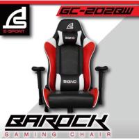 ราคา GAMING CHAIR SIGNO E-SPORT BAROCK GC-202 (WHITE/RED) เก้าอี้เกมมิ่งเกียร์ ส่งฟรี‼️ (2121984429)