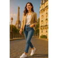 ราคา ELLE SHOES Sneaker รองเท้าผ้าใบปิดส้น รุ่น ELNC101 (40961607273)