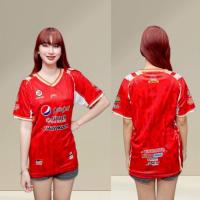 ราคา Pepsi เสื้อยืดพิมพิ์ลาย เนื้อผ้ากีฬา แขนสั้น ผ้าไม่บาง ผลิตโรงงานไทย ลายคมชัด (40001960188)