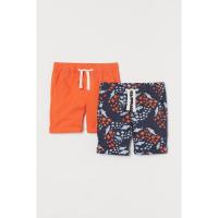 ราคา HM H&M ขาสั้นสีส้มฉลาม_สินค้าแท้ (24239131373)