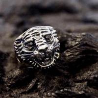 ราคา แหวนเงินแท้ เสือ ตาฝังเพชร CZ Sterling Silver 925 NSRG1507 (15430696447)