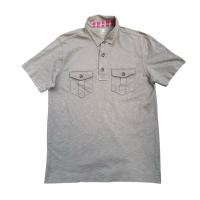 ราคา เสื้อเชิ้ต โปโล GAP คอปก แขนสั้น สองกระเป๋า มือสอง สภาพดี สีน้ำตาล (Size L) (28867837665)