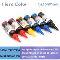 ราคา 100ML/Set Sublimation Ink For Epson Expression Photo HD XP-15000 XP15000 XP-15010 XP15010 XP-15080 (53806104588)