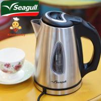 ราคา Seagull กาต้มน้ำไฟฟ้า กาน้ำร้อน กาน้ำไฟฟ้า กาต้มน้ำร้อน ตรานกนางนวล ขนาด 1 ลิตร สแตนเลส (19808091968)