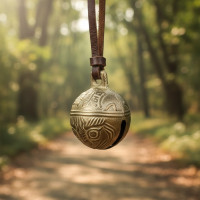 ราคา เครื่องรางกระดิ่งทองเหลืองปากเสือสําหรับสุนัขขนาดเล็กถึงใหญ่ - กระดิ่งหัวเสือตกแต่งปลอกคอสัตว์เลี้ยงสําหรับสุนัข แมว วัว แกะ (52503171329)