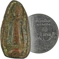 ราคา พระปางเปิดโลกยืนตอเม็ดทองหลาง กำแพงเพชร "เนื้อดินละเอียดสีน้ำตาลดำ" หายากสุดๆ (3860455313)